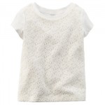 Футболка с кружевом Carters 