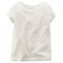 Футболка с кружевом Carters 